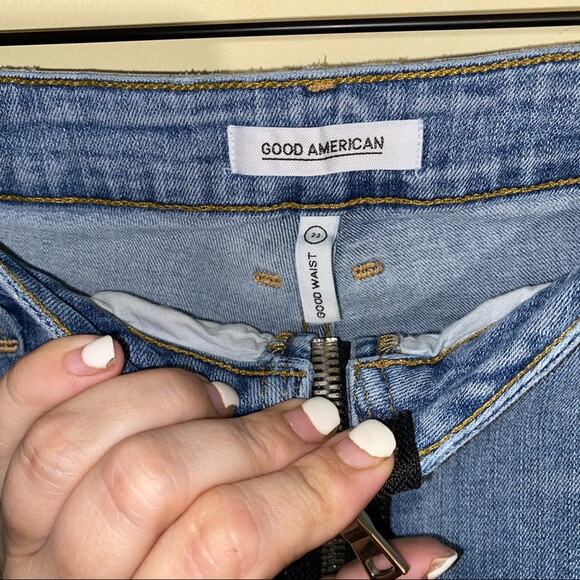 GOOD AMERICAN zipper front skinny jeans size 22 - Picture 5 of 5